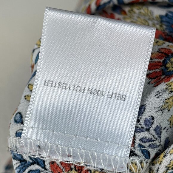 Rose+Olive Womens Plus 2X Floral Smocked Blouse Ruffled Neckline 3/4 Sleeves Top - Picture 5 of 11